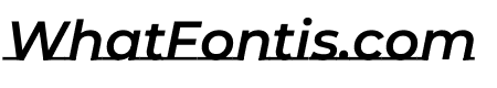 Montserrat Underline 600italic