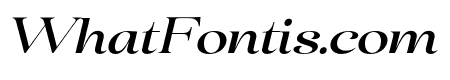 Avenza Expanded Italic