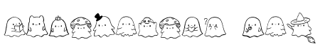 Halloween cute ghost