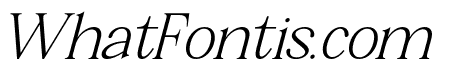 Kirell Extralight Italic