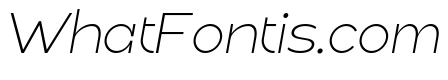 Linea Nova Extra Light Italic