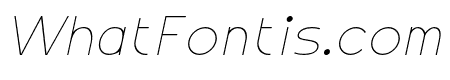 Montenna Thin Italic