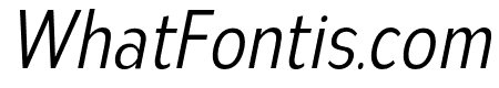 Nsai Pro Condensed Light Italic