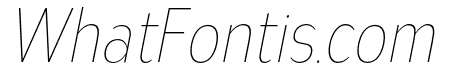 Nsai Pro Condensed Thin Italic