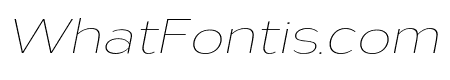 Nsai Pro Expanded Thin Italic