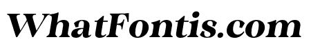 Quirlone Bold Italic