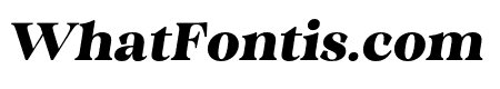 Quirlone Extra Bold Italic