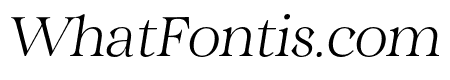 Quirlone Extra Light Italic
