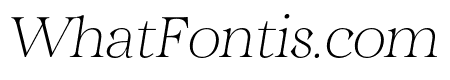 Quirlone Thin Italic