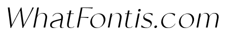 Sorento ExtraLight Italic