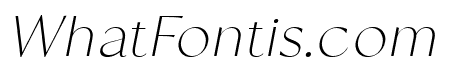 Sorento Thin Italic