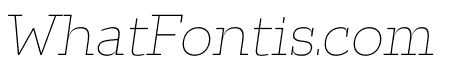 ZF2334 Slab Serif Thin Italic