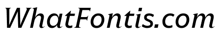 Roman Grotesque WEBL Italic