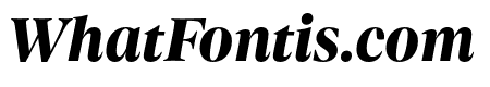 Dejanire Headline ExtraBold Italic