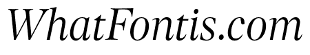 Dejanire Headline Light Italic