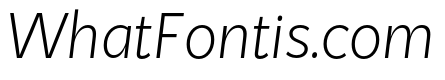 KitSans ExtraLight Italic