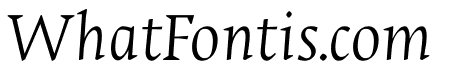 Ancizar Serif Light Italic
