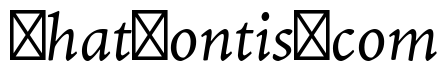 Adobe Aldine VF Default Italic