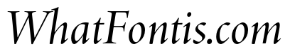 Adobe Aldine Display Italic