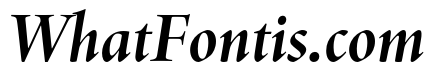 Adobe Aldine Display Bold Italic