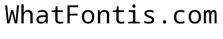 Hibur Mono Regular