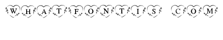Wedding Heart Serif