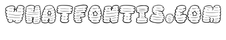 Twister Letters By Sque Regular