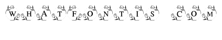 Tulip Wedding Font