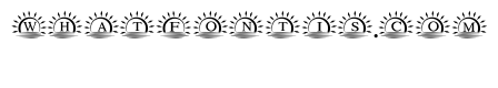 Sunrise monogram