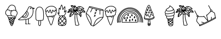Summer Beach Icons