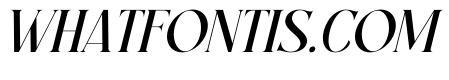 Savage Roses Italic