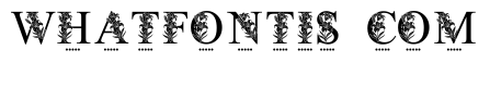 Royal Lily Floral Monogram