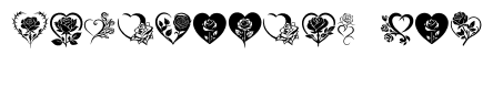 Romantic Rose Hearts