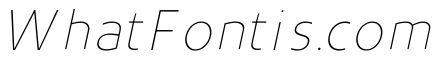 UT Rankberg Thin Italic