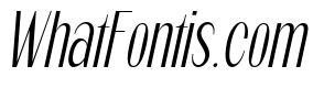 Qorvyn Thin Condensed Italic