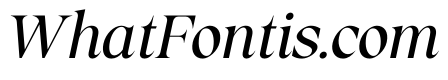 RCL Prime Serif Italic