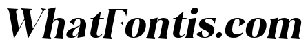Plakent Black Italic