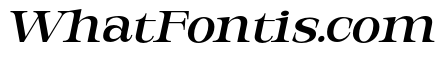 Orvessia Expanded Italic