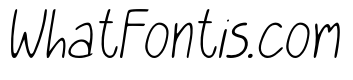 Mori Handwritten Thin Italic