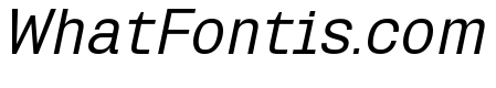 Miracle Mono Regular Italic