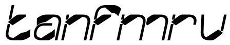 Metropolis Music Bold Italic