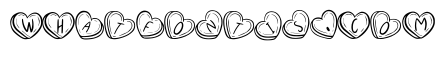 Love Heart Letters By S Regular