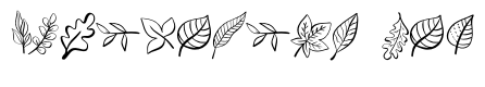 Leaf Forest Font