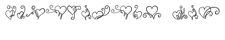 Heart flora ornament