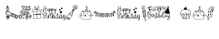 Happy Birthday Set