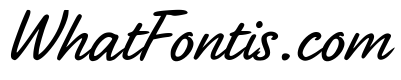 Hand Huruf Letter Miring Reg