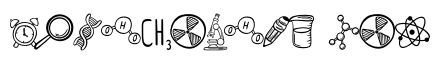 Hand drawn scientific equipment