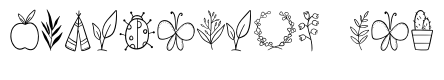 Hand drawn nature
