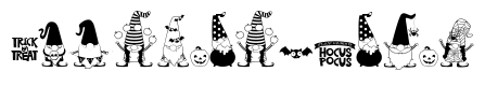 DB Fall Gnomes Halloween