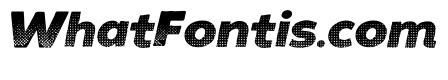 Halftone Retro Font